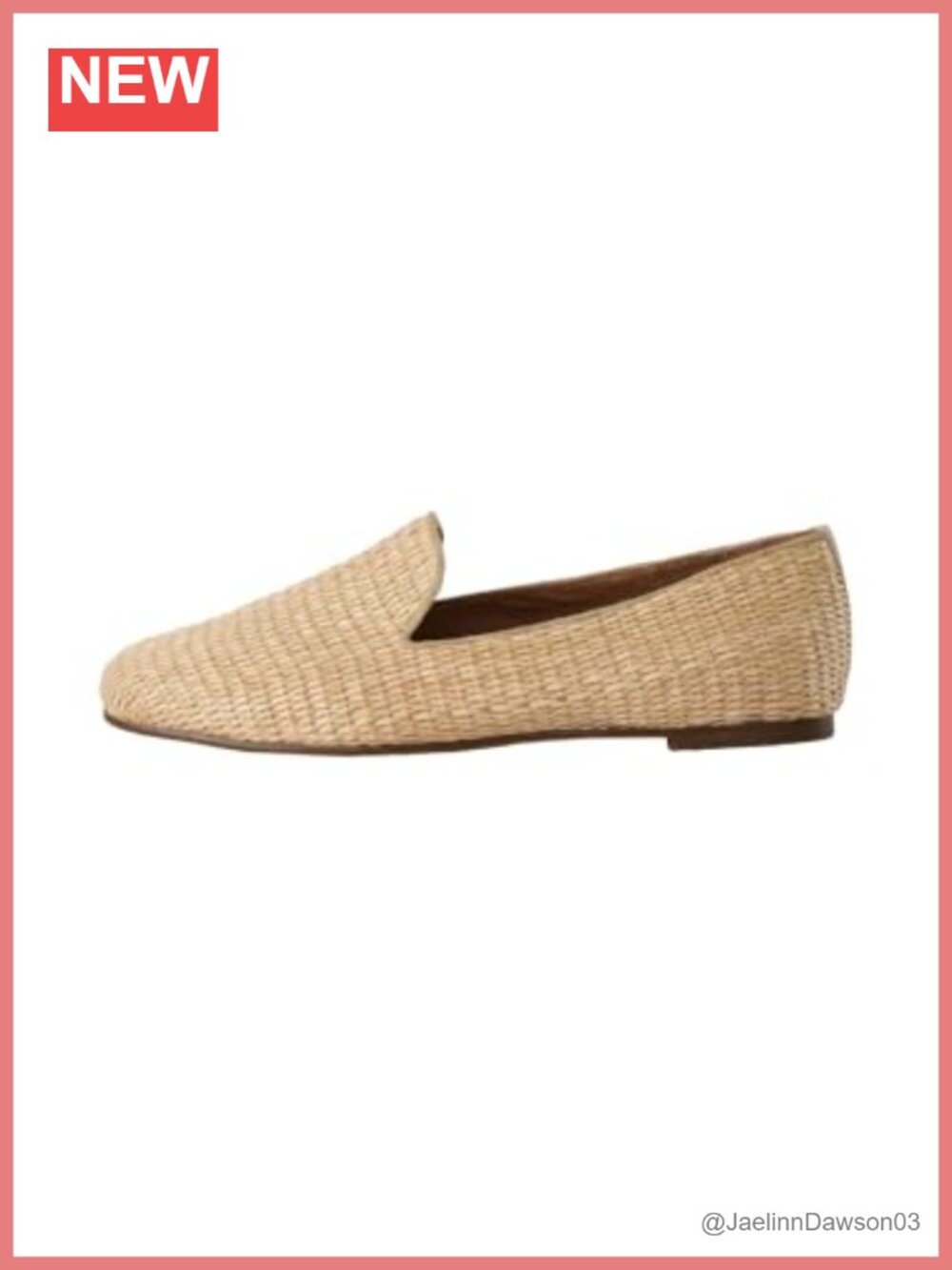 Andre Assous Sara Loafer Flat Raffia Suede Leather Slip-On Comfort